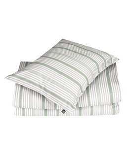 Påslakanset randigt Albin 2-delar Grön - Classic Textiles