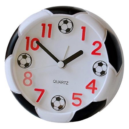 Kreativ Fotballmønster Alarm Bordstativ Klokka for Hjem Stue Kjøkken Kontor