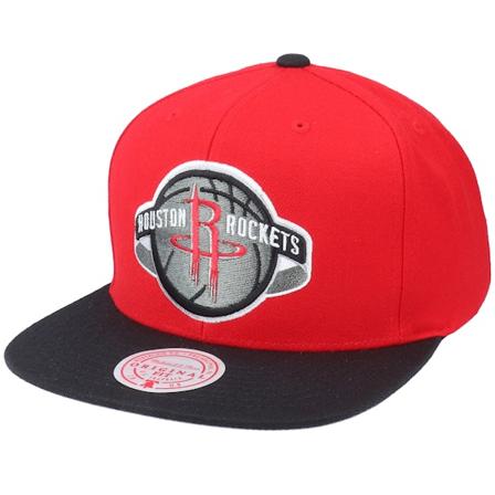 Mitchell & Ness - NBA Červená snapback Kšiltovka - Houston Rockets Wool 2 Tone Royal/Yellow Snapback @ Hatstore
