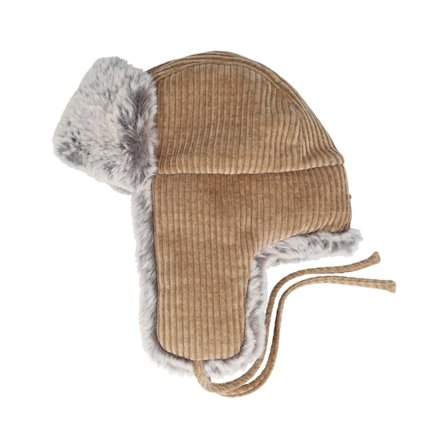 Stetson - Beige trapper Beanie - Bomber Cap Corduroy Jersey Beige Trapper @ Hatstore