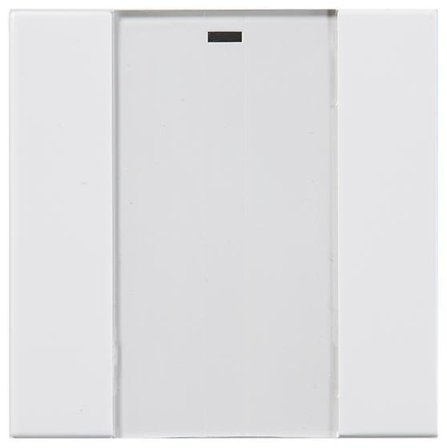 ABB Impressivo 6731-84-500 Tryckknapp 1-polig, trådlös Vit, Strömbrytare & vägguttag