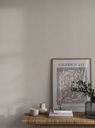 Duro Tapet, Smulan 223-02 Småmönstrat, L, Vit/Grå, Färg & tapeter