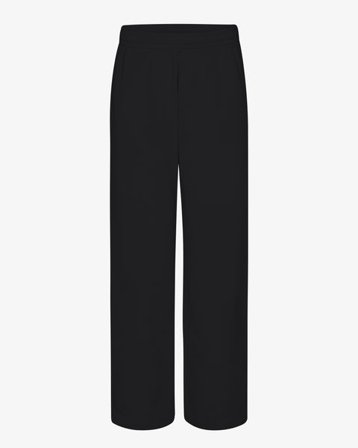 Organic Straight Leg Sweatpants - Deep Black - Female - 2XL
