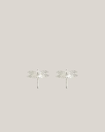 IOAKU DRAGONFLY STUD EARRINGS Silverfärgad Smycken Tjej - Kids Brand Store