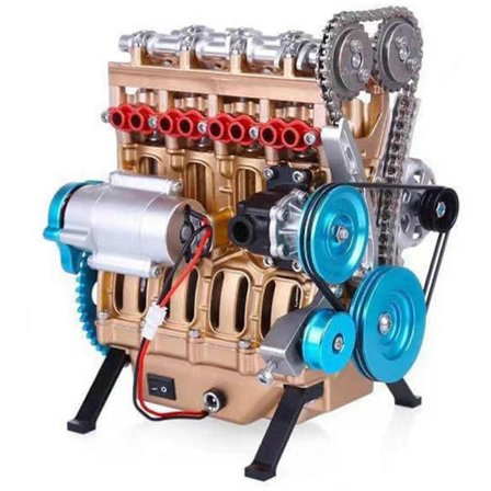 Mini Motor Modell Leksak Kreativ Miniatyr Harts Motor Ornament för Bil Skrivbordsdekoration-WELLNGS