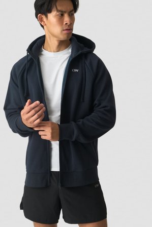 ICANIWILL - Everyday Zip Hoodie Navy - Heren - sportkleding van ICIW