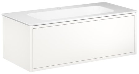 Gustavsberg Ducentic GB71DCVU10DHWB1100 Kommodpaket 100 cm, vit/vit, 1 blandarhål Vit/Vit, Badrum