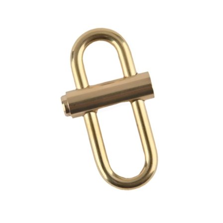 Nopeasti avattava metalliketjulukko metallinen avaimenperälukko pituuden lyhennysklipsi