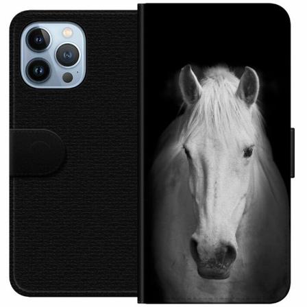 Apple Iphone 14 Pro Max Plånboksfodral Vit Häst