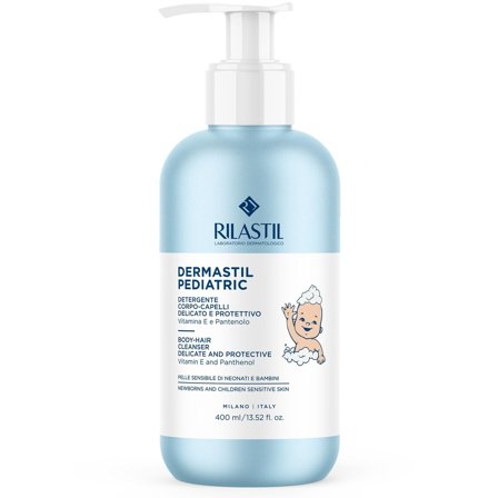 Rilastil Pediatric - Detergente corpo-capelli 400ml - Trattamento Bebè