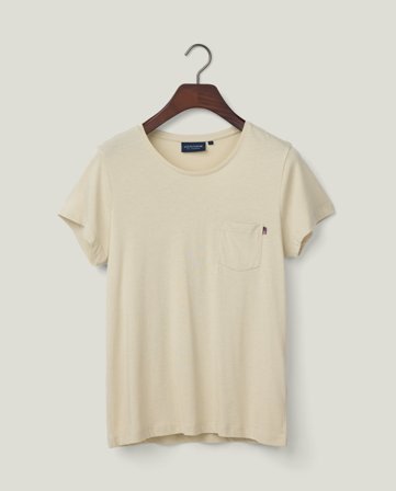 Lexington Puuvilla-modaalisekoitteesta valmistettu klassinen t-paita, vihreä