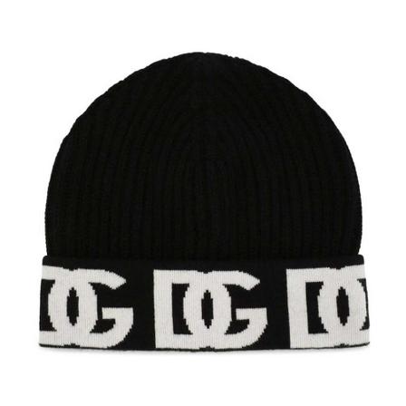 Dolce & Gabbana, Beanies Zwart, Heren, Maat:ONE Size