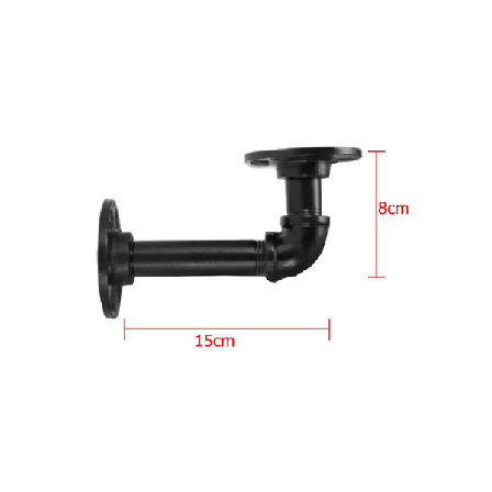 Rørhyldebeslag, 1 stk. Rørhyldebeslag Industrielt rør Sh