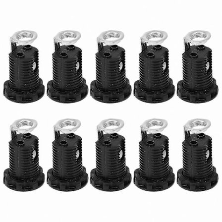 10-pack E12 Skruvsockel Glödlampa Sockel Hängande Lamphållare för Hängande Armaturer