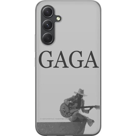 Yhteensopiva Puhelinkuori Samsung Galaxy A55 Stitch ympäröity mustikoilla söpössä kawaii-tyylisessä nallekarhussa