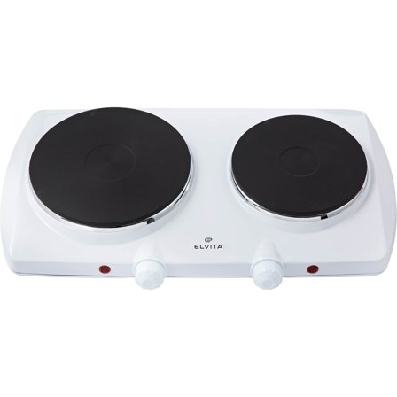 Elvita - Dobbel platetopp CKP1223V Hvit