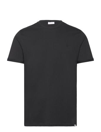 Nørregaard Tonal T-Shirt Tops T-Kortærmet Skjorte Black Les Deux