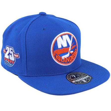 Mitchell & Ness - NHL Blå fitted Keps - New York Islanders Vintage Blue Fitted @ Hatstore