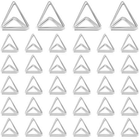 60 stykker Plass Kortholder Bryllupsbord Antall Holder Trekantform Bord Kortholder Foto Bilde Holder Stativklemme