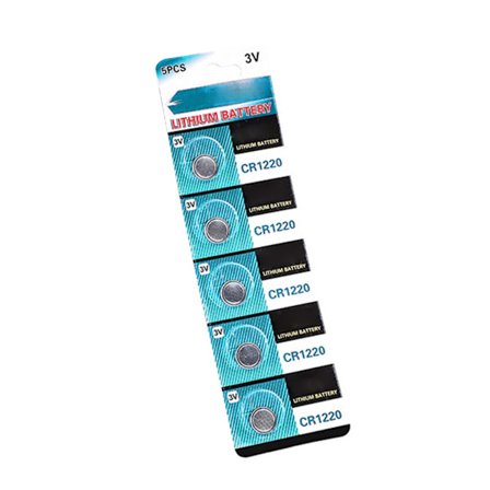CR1220 Lavt Strømforbruk Energi Knappcelle Batterier For Klokker Elektroniske Kalkulatorer