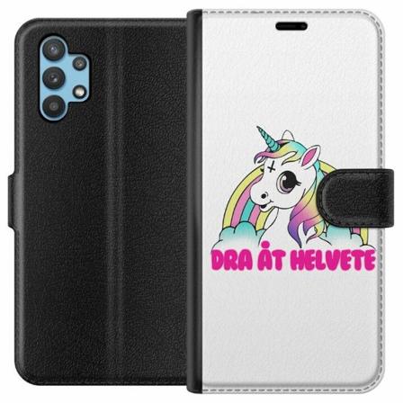 Samsung Galaxy A32 5g Plånboksfodral Unicorn - Dra Åt @!#