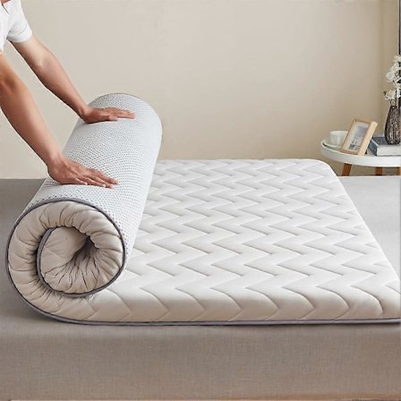 Japansk Futon Golvmadrass Vikbar Sovmadrass för Resor/Tatami/Camping/Golv