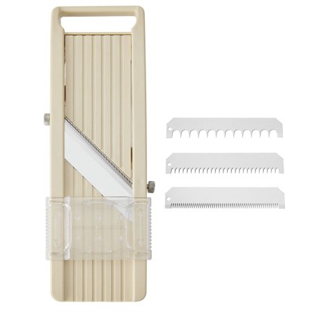 Kitchen craft Mandolinjern 3 blad' - 'Creme