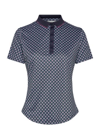 Callaway | Mini Geo Floral Polo | M