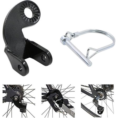 Cykelvagnskoppling - 1-delad 135-graders koppling med säkerhetsstift