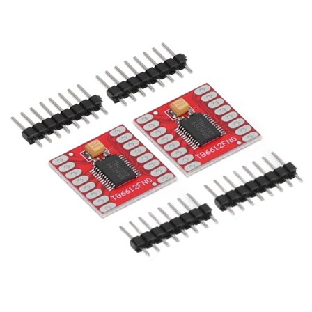 2 sett motordrivmodul dobbel driverkontrollerkort H-bro for DC Step TB6612FNG