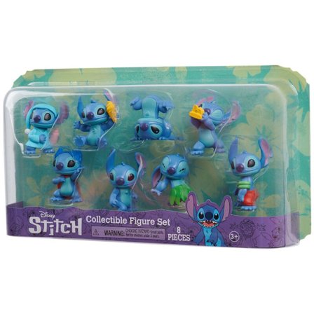 Stitch Figur Set, 5 cm samlarobjekt Disney-leksaker