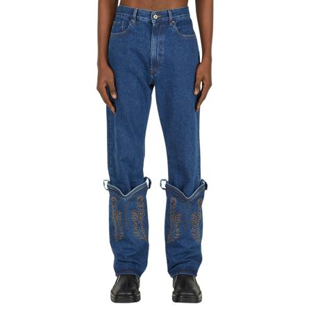 Y/Project, Jeans Niebieski, Mężczyzna, Rozmiar: W33