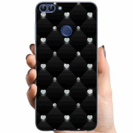 Huawei P Smart Tpu Mobilskal Bling Heart
