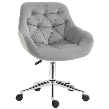 Rootz-toimistotuoli - Ergonominen muotoilu - Pehmeä kangas - Toimisto - Makuuhuone - Olohuone - 59 cm x 58 cm x 90 cm