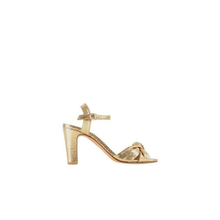 Bobbies Paris Candice Heels Gul, Dame Sandaler med hæl, Størrelse: 37 EU
