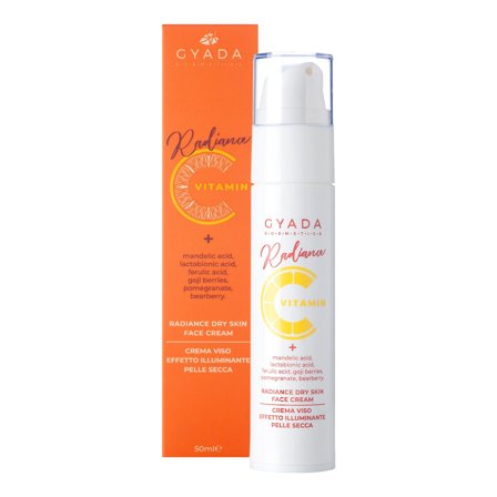 Gyada Cosmetics Radiance Vitamin C Radiance Dry Skin Face Cream 50ml - Tratt.viso 24 ore illuminante
