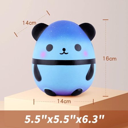 *Squishies Panda Æg Galaxy Kollektion Nyhed Stress Relief Legetøj*