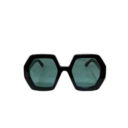 Gucci Vintage, Pre-owned Fabric sunglasses Zwart, Dames, Maat:ONE Size