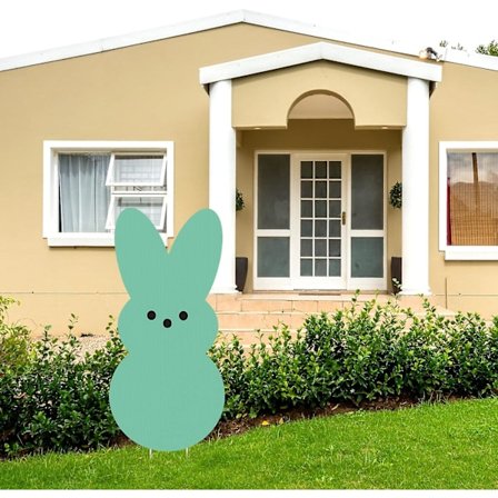 Påskehare Havepæl - Påske Have Skilte Hare Have Dekorationer Med Pæl - Påskehare Skilte Dekoration Til Have Terrasse Græsplæne