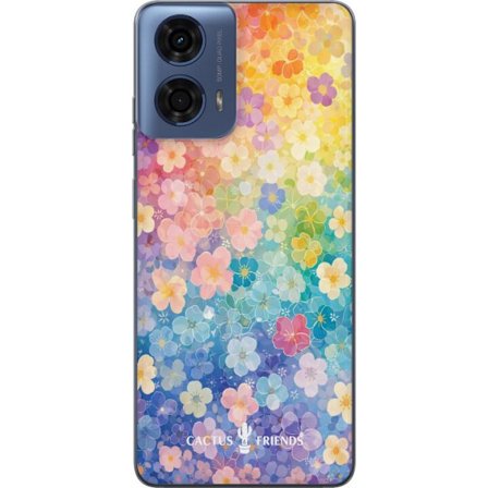 Yhteensopiva Puhelinkuori Motorola Motorola Moto G24 Cactus and Friends – RainbowBloom