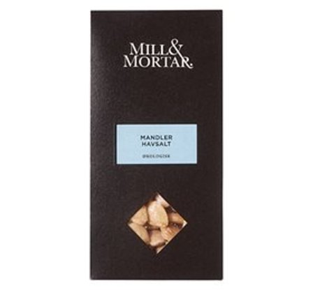 Mill & Mortar Mandler m. Havsalt Ø 100 g, Helse & Madvarer, Nødder, Mandler