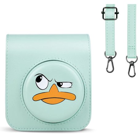 Kotelo Fuji Instax Mini Mini8/8+/9:lle, Pu Nahkainen Suojakuori Fujifilm Instax Mini Mini8/8+/9 Hetki-kameralle, Irrotettava Kotelo Säädettävällä 