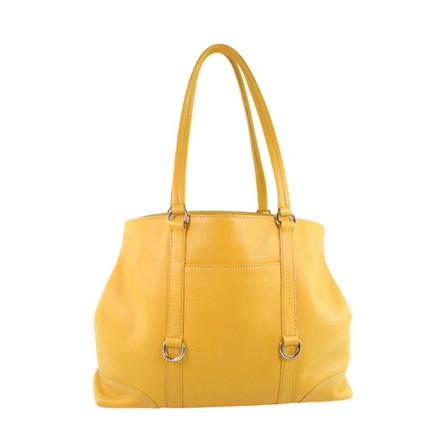 Prada Vintage, Pre-owned Handbag Geel, Dames, Maat:ONE Size,leer