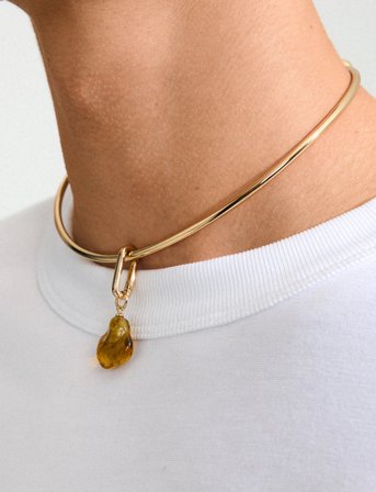 Pilgrim Charm Mold Pendant - Gold - ONE SIZE