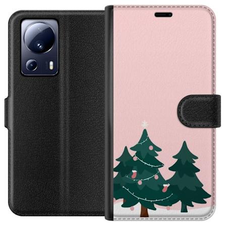 Xiaomi 13 Lite Tegnebogsetui Juletræer Glædelig Jul