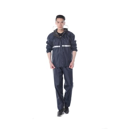 Förtjockad Motorcykel Regnrock Set Delad Regnrock Vuxen Regnrock Herr och Dam Delad Regnrock Dubbellagers Regnrock Regnbyxor Lättviktig-Perfekt