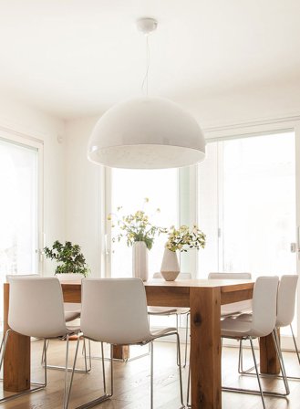 Skygarden 1 taklampe - hvit