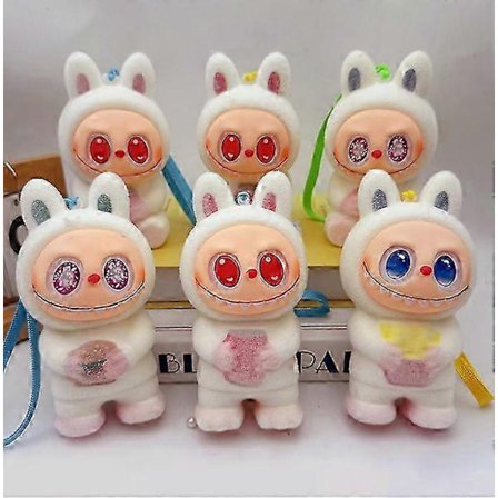 Seks søte, sakte-sprettende, myke, squishy monsterleker for å lindre stress.