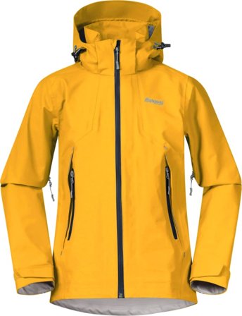 Bergans Kids' Sjoa 3L Jacket Children shell jackets Yellow 128