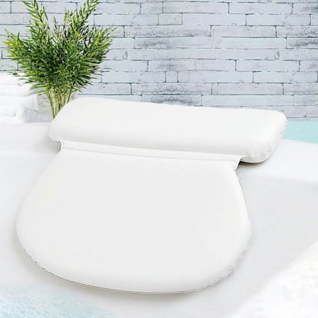 Luksuriøs badekudde vanntette badekuddar for hovud og nakke med sklisikre sugekoppar nakkepute badekuddar for perfekt boblebad—yux